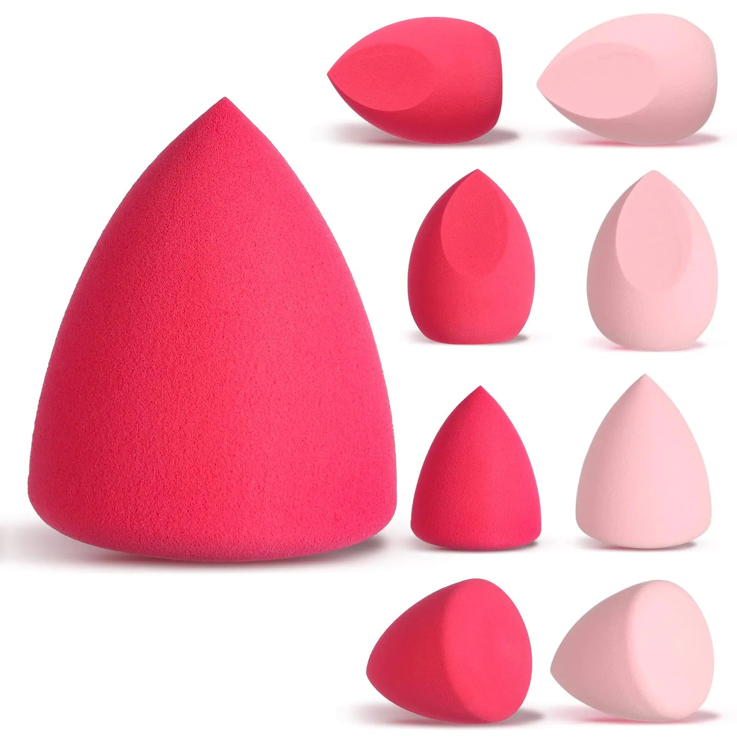 Professional 8pc Makeup Sponge Set - Blender & Concealer Tools