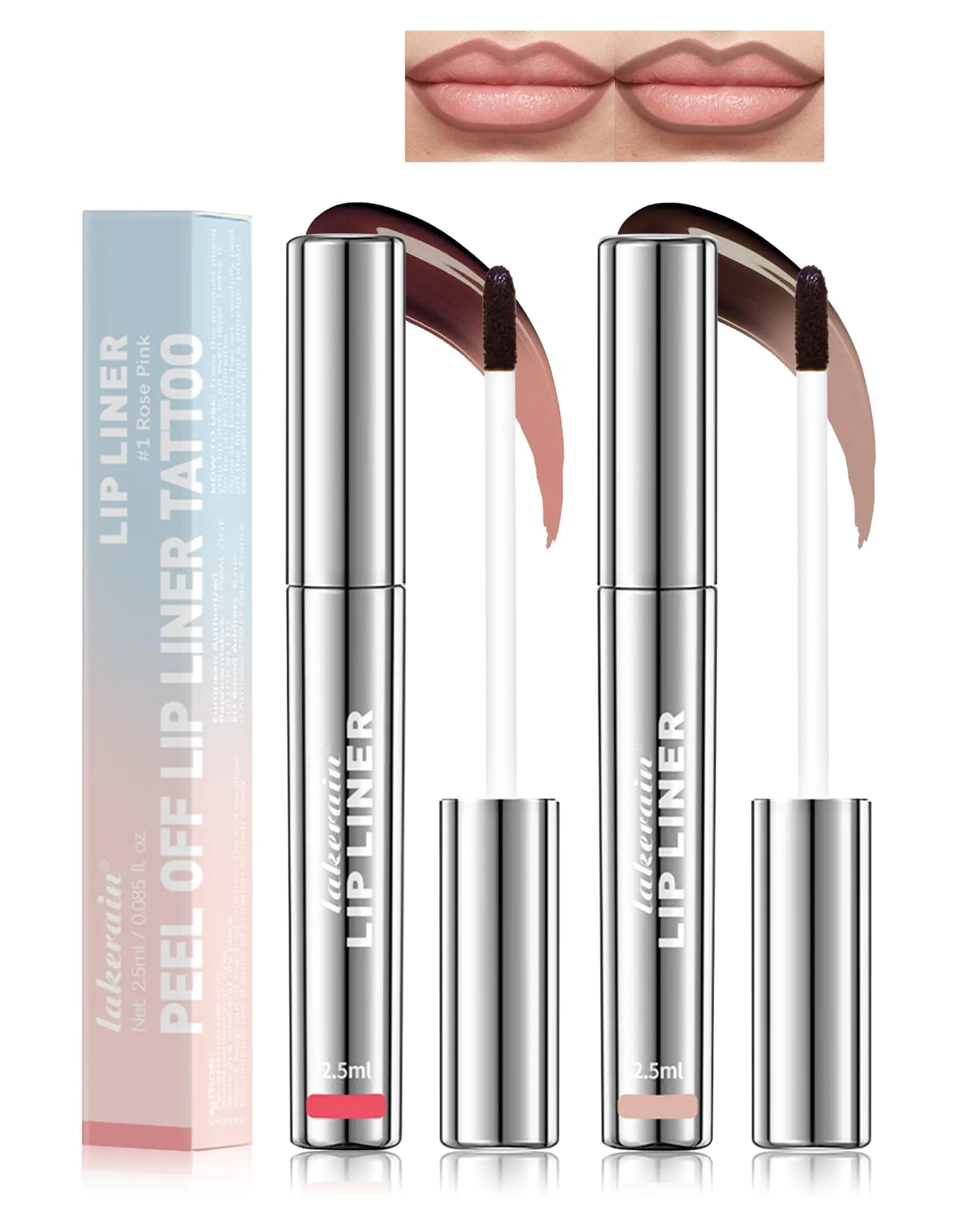 Long-Lasting Peel-Off Lip Duo Stain